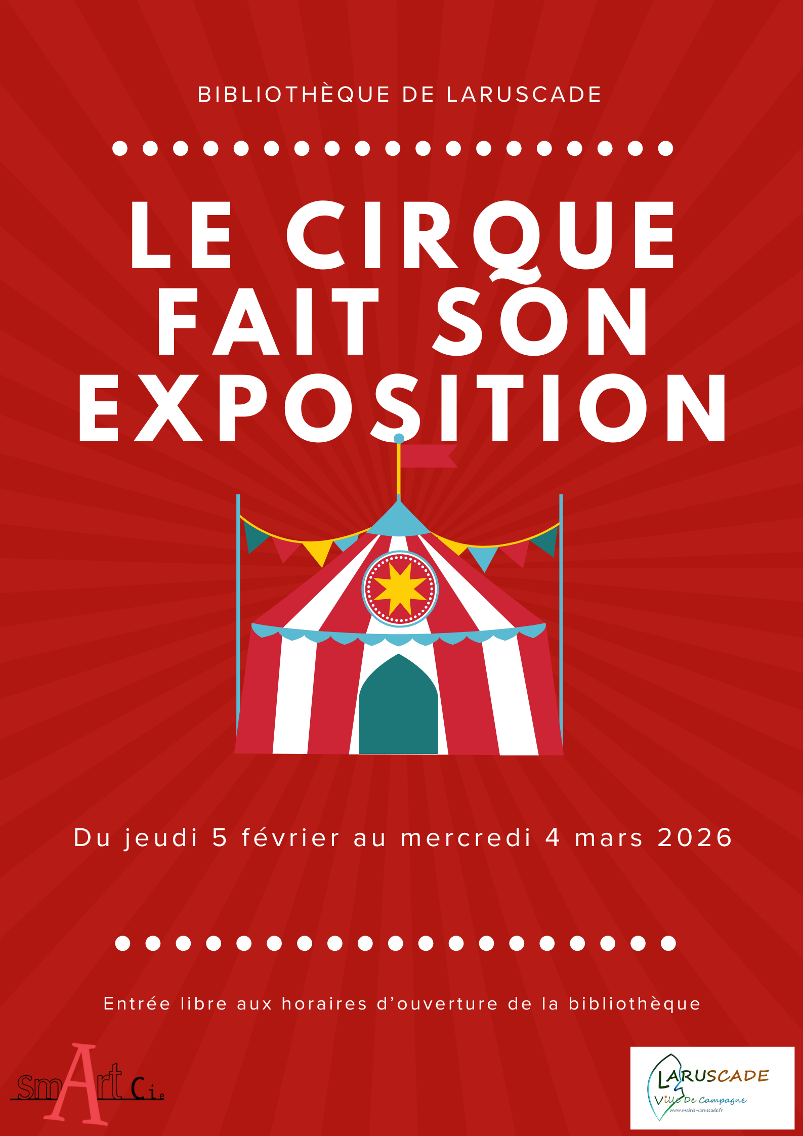 Expo Bibli vacances février Affiche